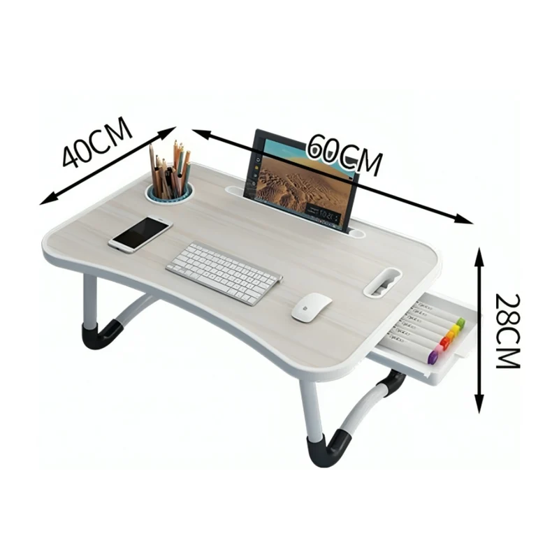 Miomu Escritorio Portátil Plegable con Soporte