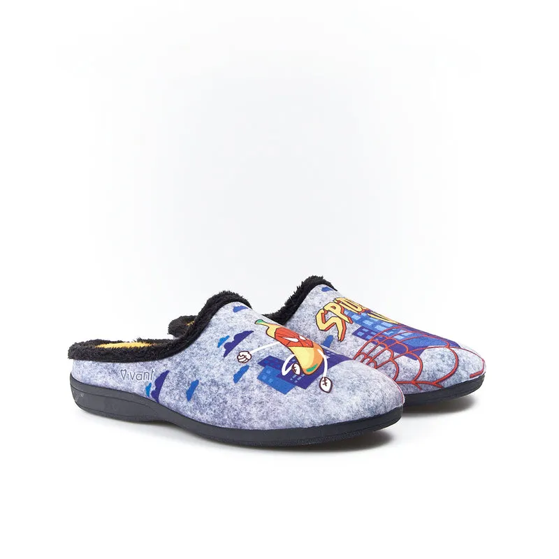 Zapatillas de Casa Vivant Spider-Ban 222280 Gris