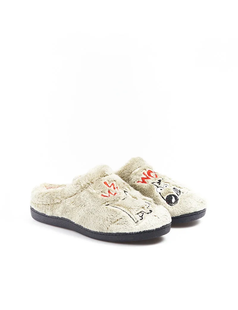 Zapatillas de Casa Roal Perro 12231 Verde