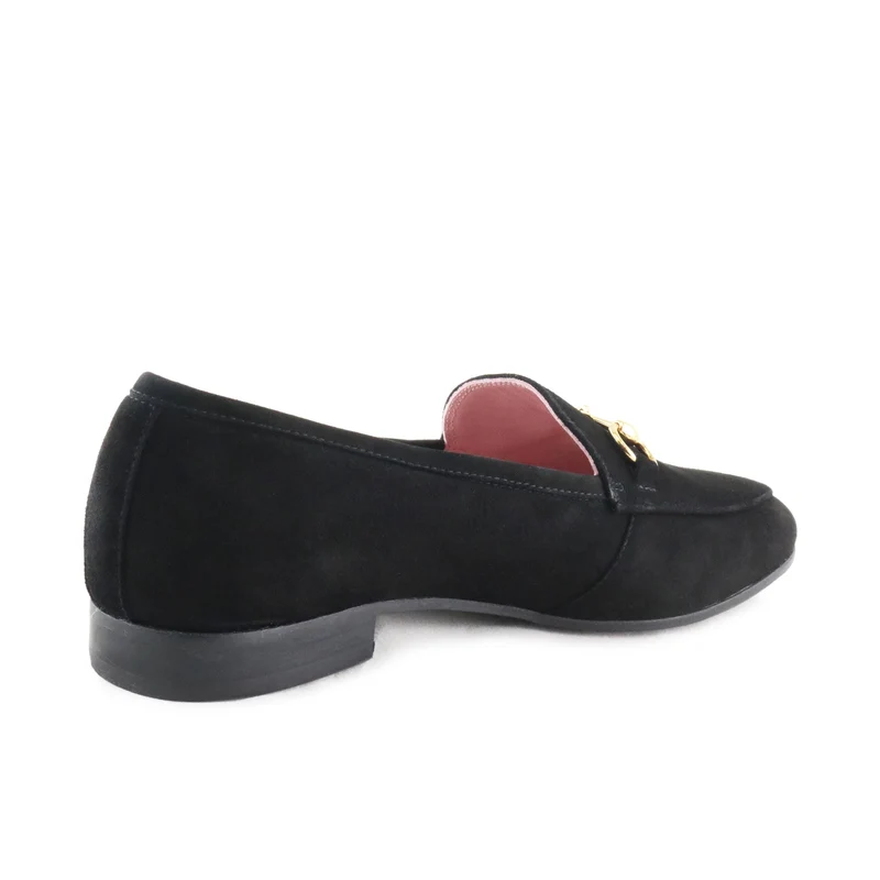 Mocasín ante negro GENOVA Castellano