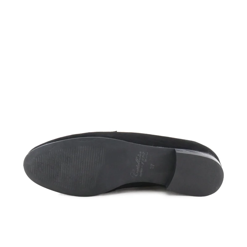 Mocasín ante negro GENOVA Castellano