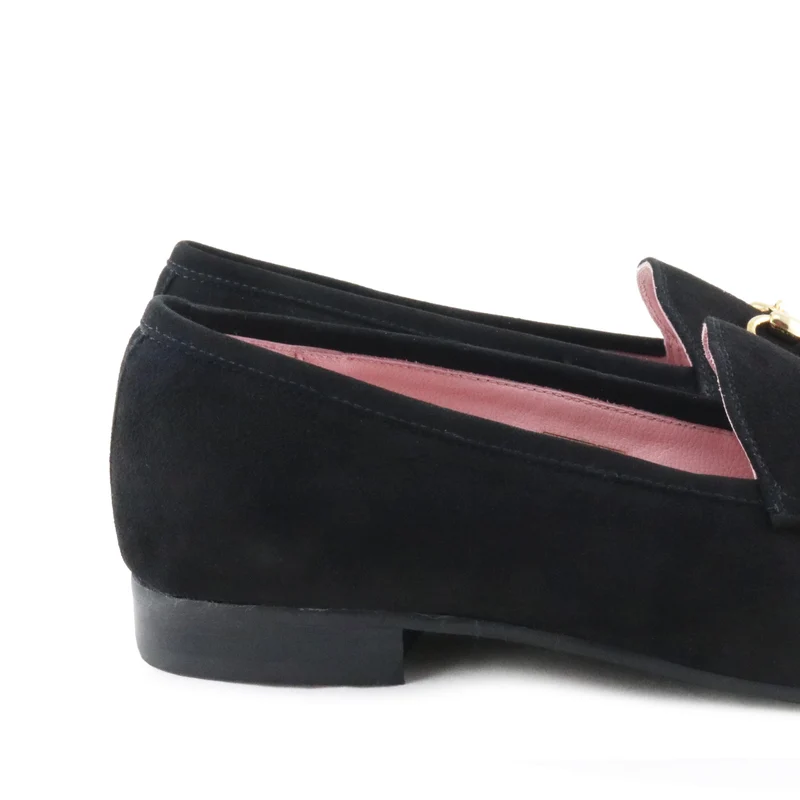 Mocasín ante negro GENOVA Castellano
