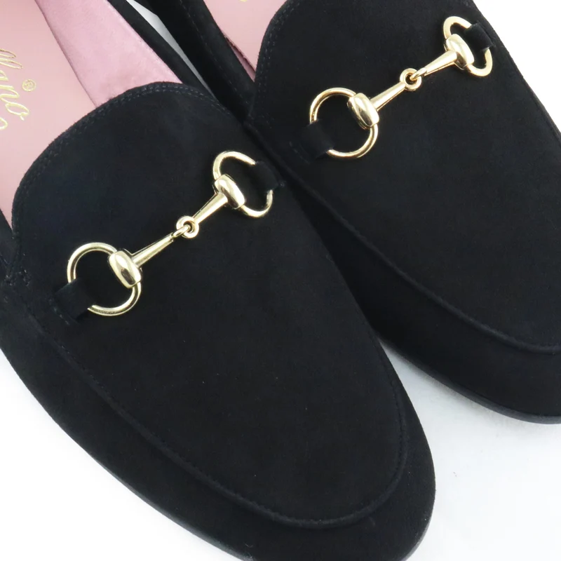 Mocasín ante negro GENOVA Castellano