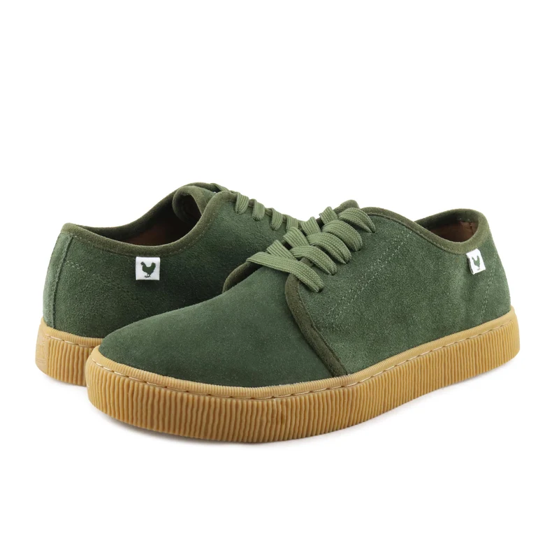 Zapatilla serraje verde FUJI Walk in Pitas