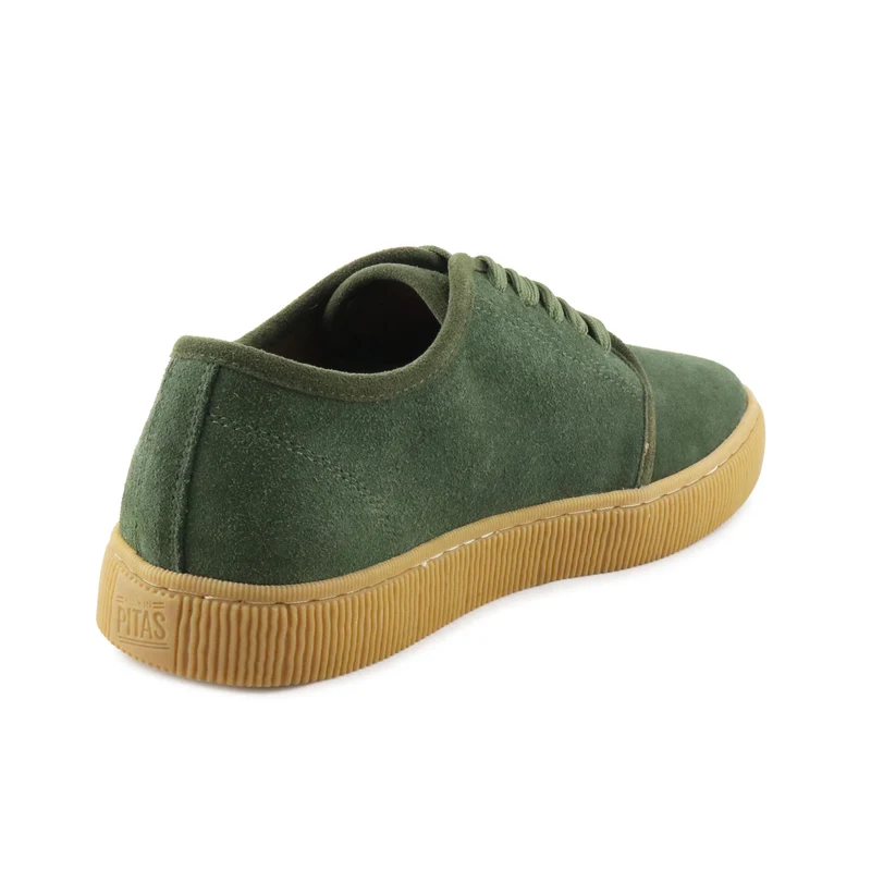Zapatilla serraje verde FUJI Walk in Pitas