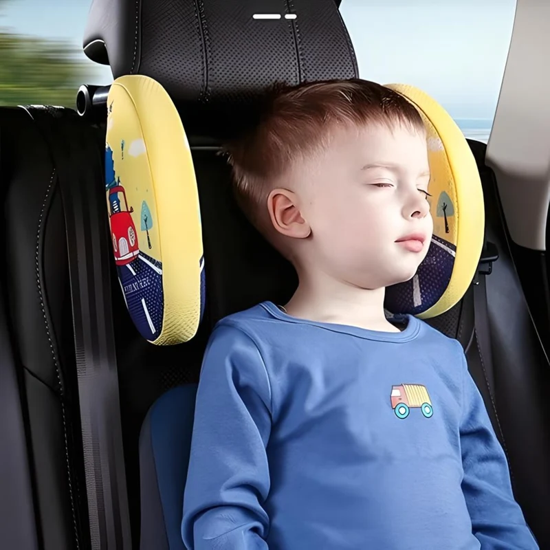 Miomu Almohada Reposacabezas Ajustable para Descanso Cómodo en el Auto