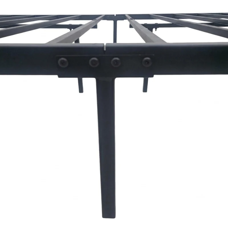 Tokoa Cama de Metal con Respaldo Metal y Madera