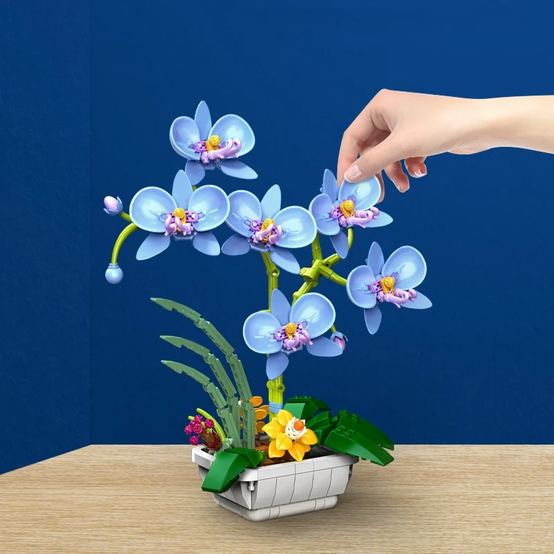 Miomu Bloques Armables, Orquídea Cristal