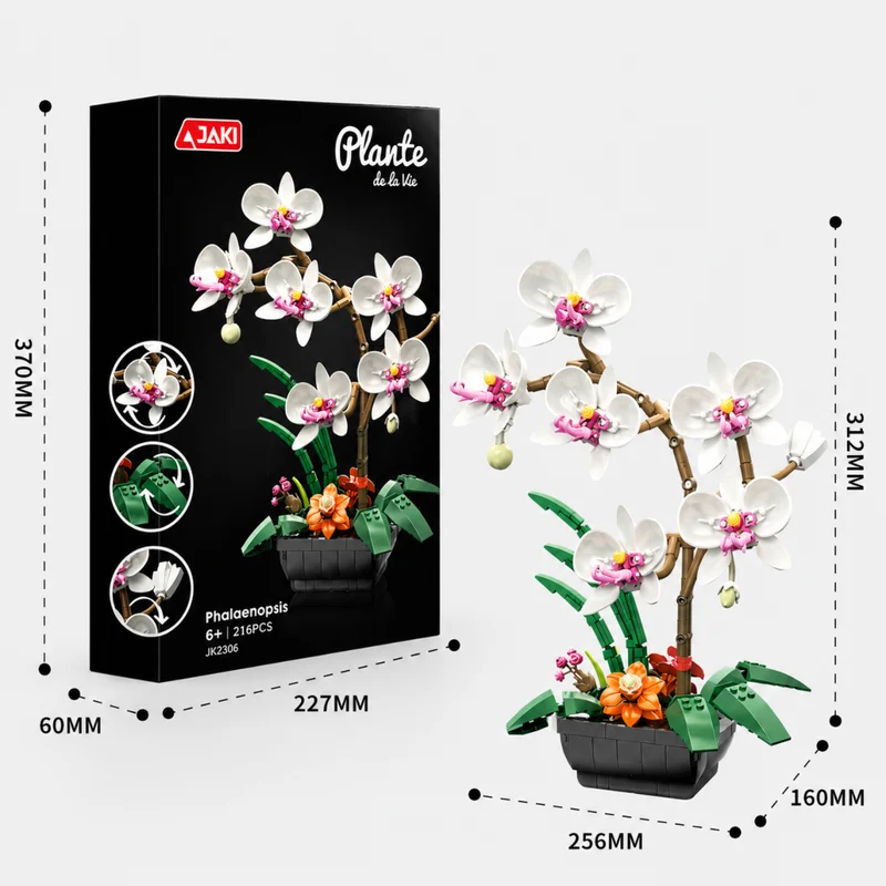 Miomu Bloques Armables, Orquídea Cristal