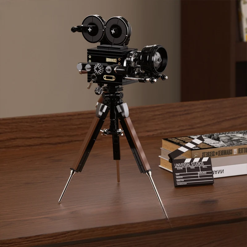 Miomu Bloques Armables, Proyector Cinemátografico Luces, Cámara y Acción