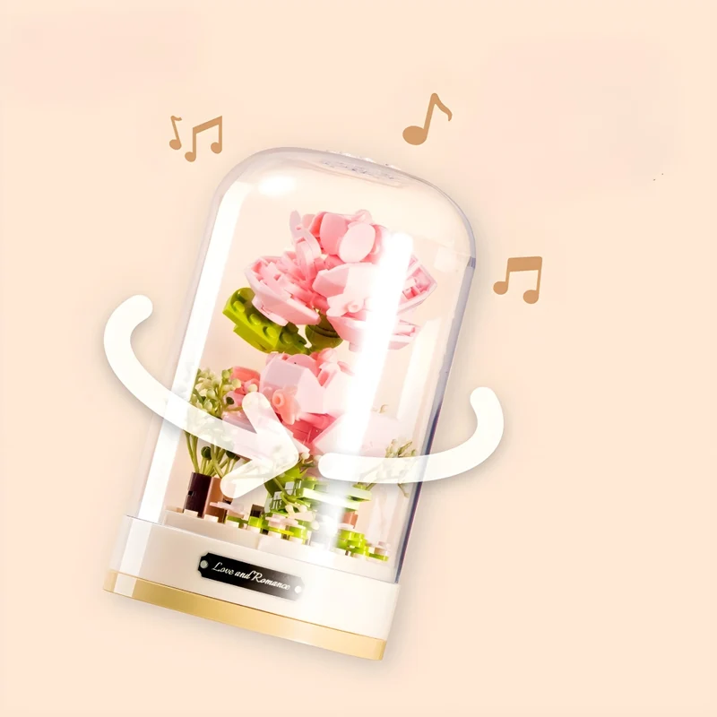 Miomu Bloques Armables, Rosas Eternas en Cúpula Musical