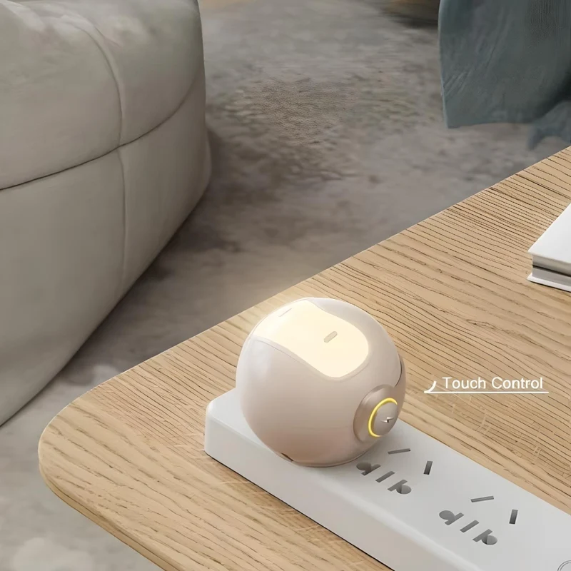 Miomu Mini Lámpara Nocturna y Cargador Tipo C Cabeza Robot