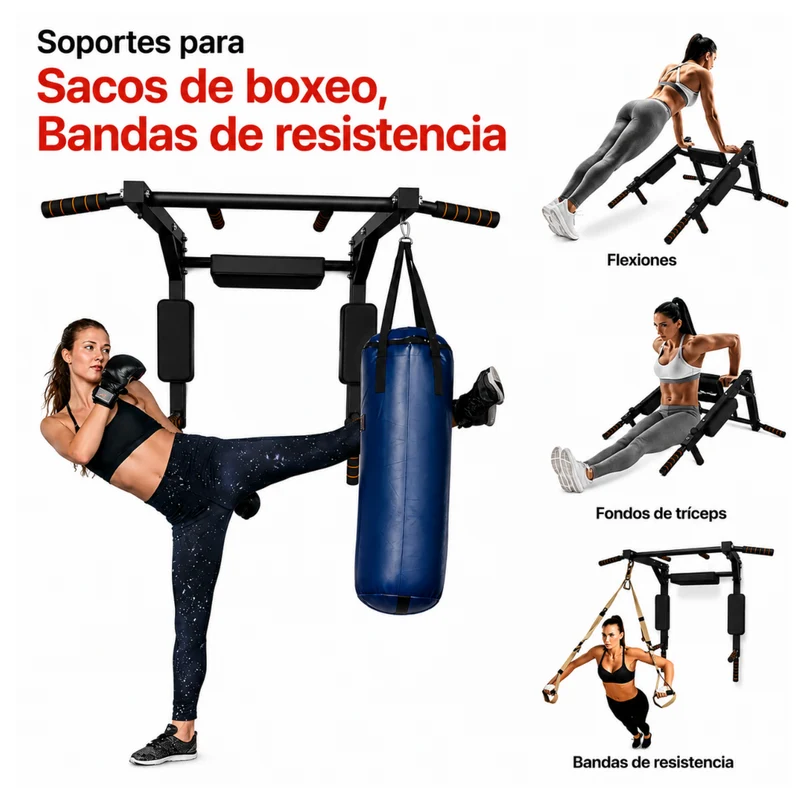 Miomu Barra de Puerta para Hacer Flexiones