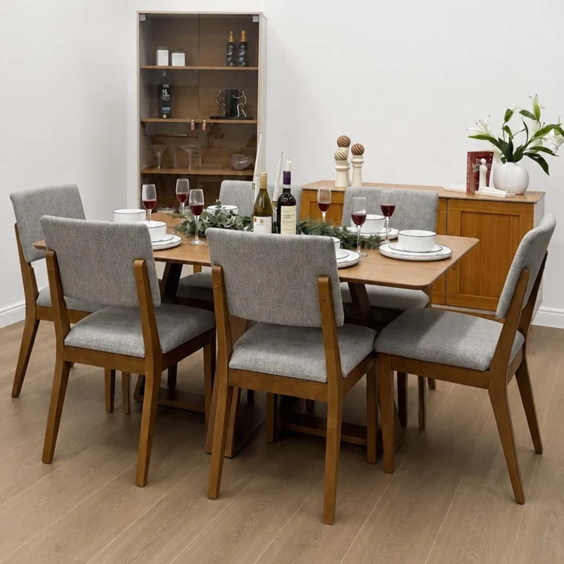 Tokoa Mesa para Comedor MDF 74.5x160x90cm