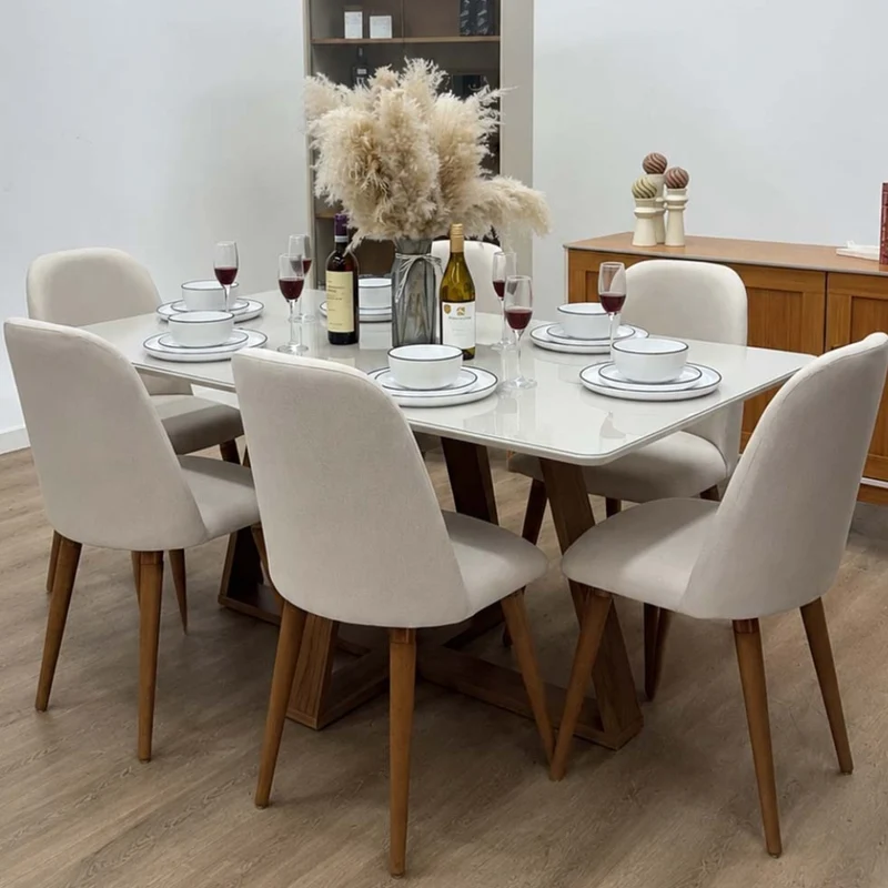Tokoa Mesa para Comedor MDF 74.5x160x90cm