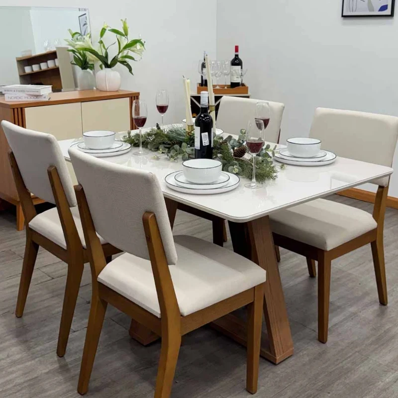 Tokoa Mesa para Comedor MDF 74.5x135x90cm