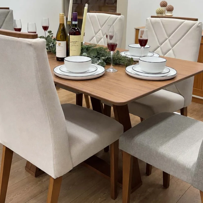 Tokoa Mesa para Comedor MDF 74.5x135x90cm
