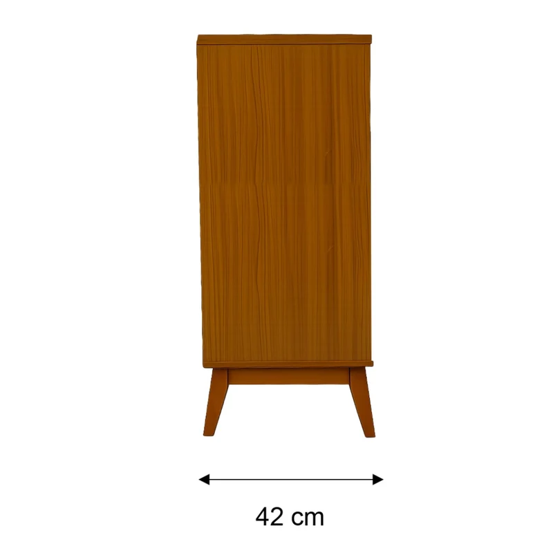 Tokoa Mesa Auxiliar con 2 Puertas 99.5cm Off White (778220)