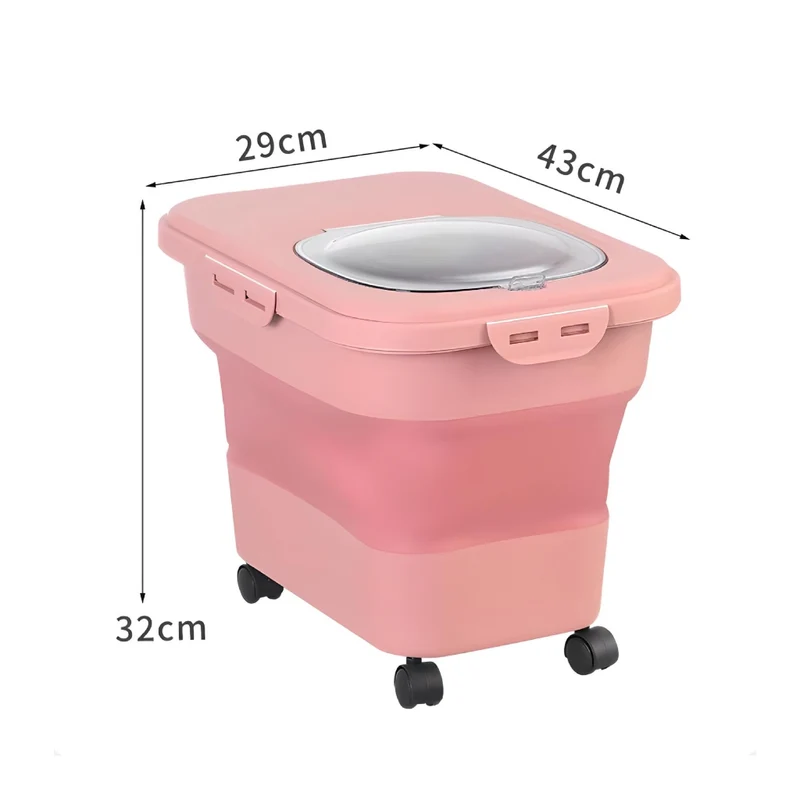 Miomu Recipiente de Almacenamiento para Comida de Mascotas
