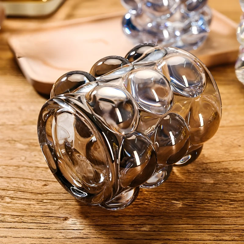 Miomu Vaso de Vidrio, Diseño Cobblestone