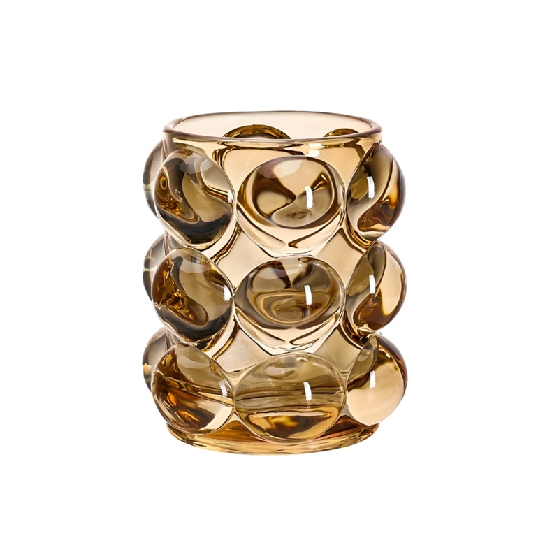 Miomu Vaso de Vidrio, Diseño Cobblestone