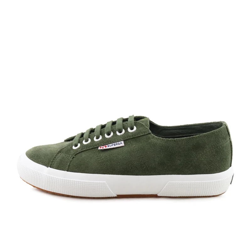 Zapatilla serraje verde 2750SUEU Superga