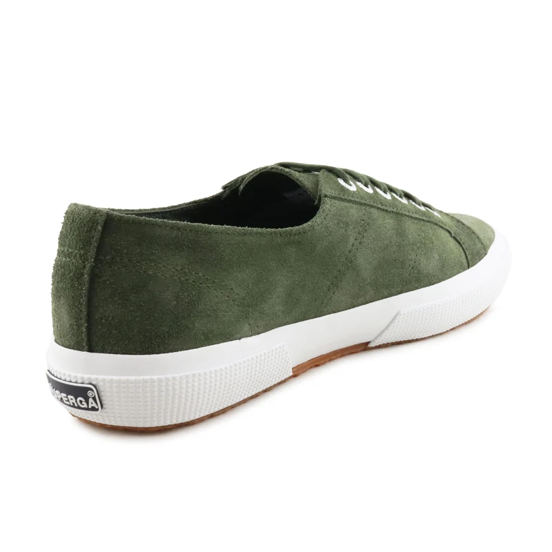 Zapatilla serraje verde 2750SUEU Superga
