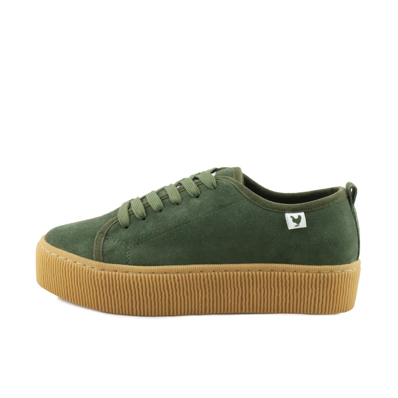 Zapatilla serraje verde YOKO Walk in Pitas