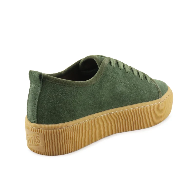 Zapatilla serraje verde YOKO Walk in Pitas