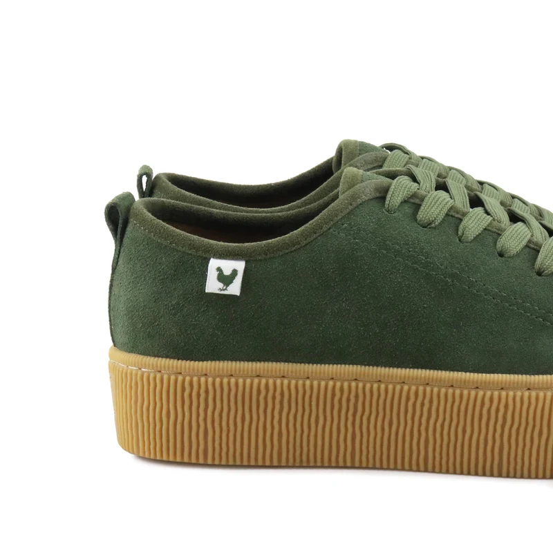 Zapatilla serraje verde YOKO Walk in Pitas