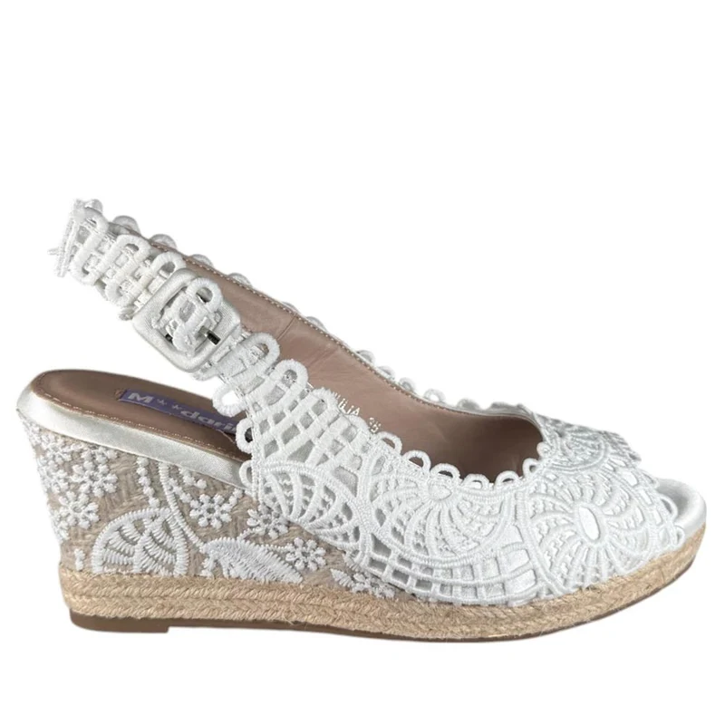 Cuñas de Novia Mandarina Julia Blanco