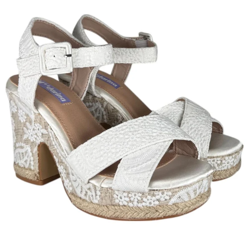 Sandalias Mandarina Belinda Blanco