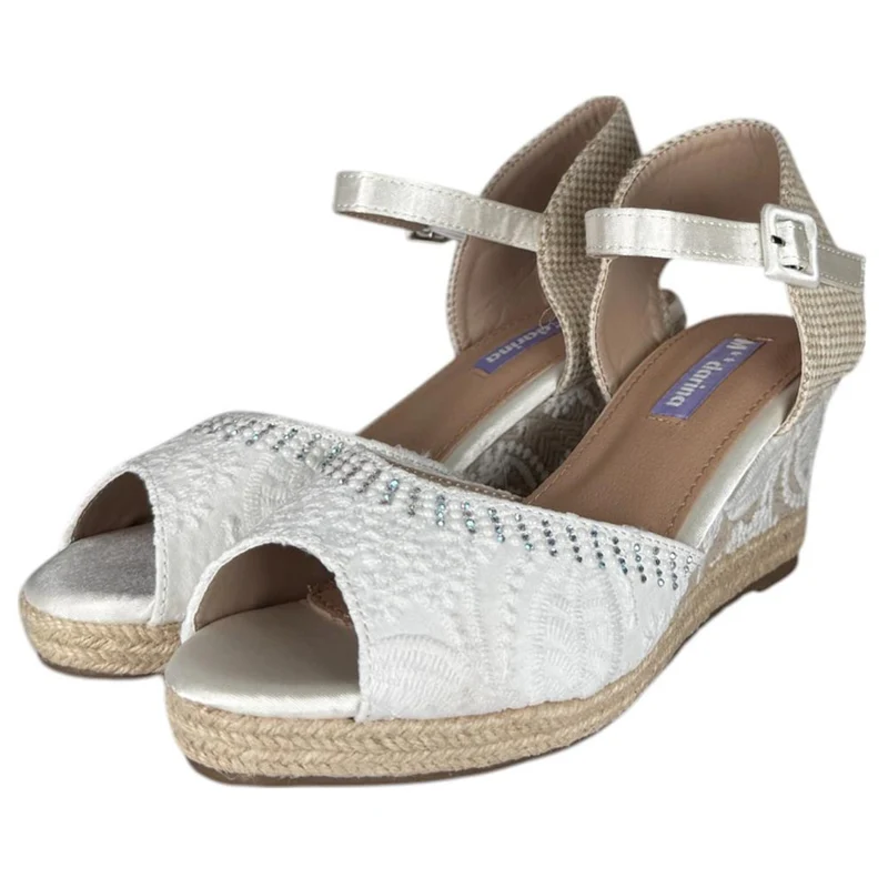 Cuñas de Novia Mandarina Natalia Blanco