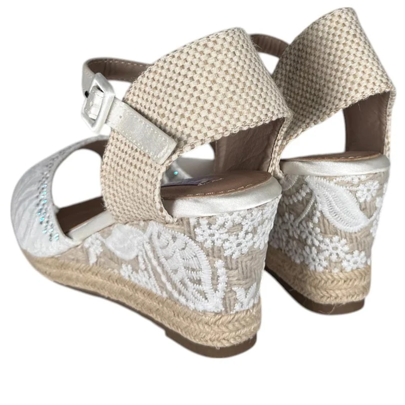 Cuñas de Novia Mandarina Natalia Blanco