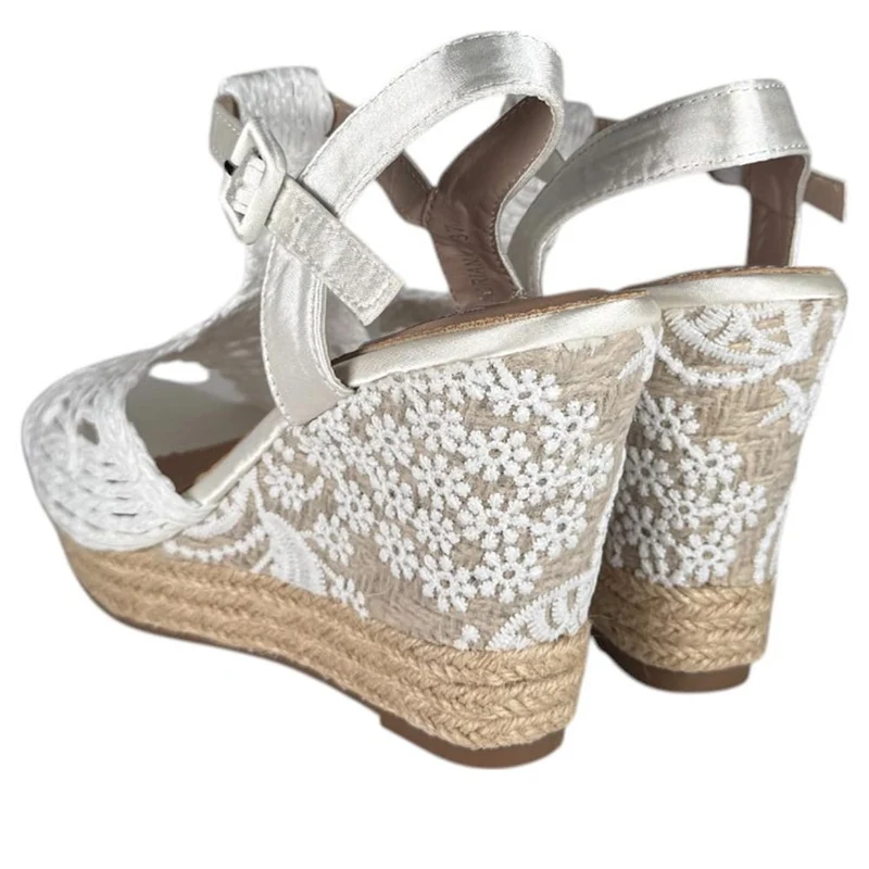 Cuñas de Novia Mandarina Adriana Blanco