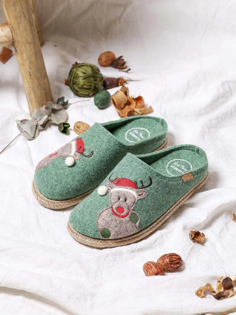 Zapatillas de Casa Toni Pons Miri-Nd Noel Verde