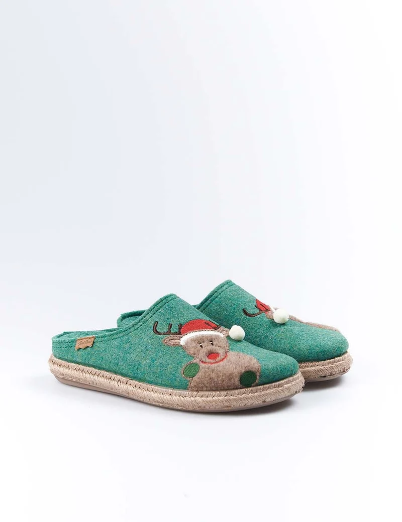 Zapatillas de Casa Toni Pons Miri-Nd Noel Verde