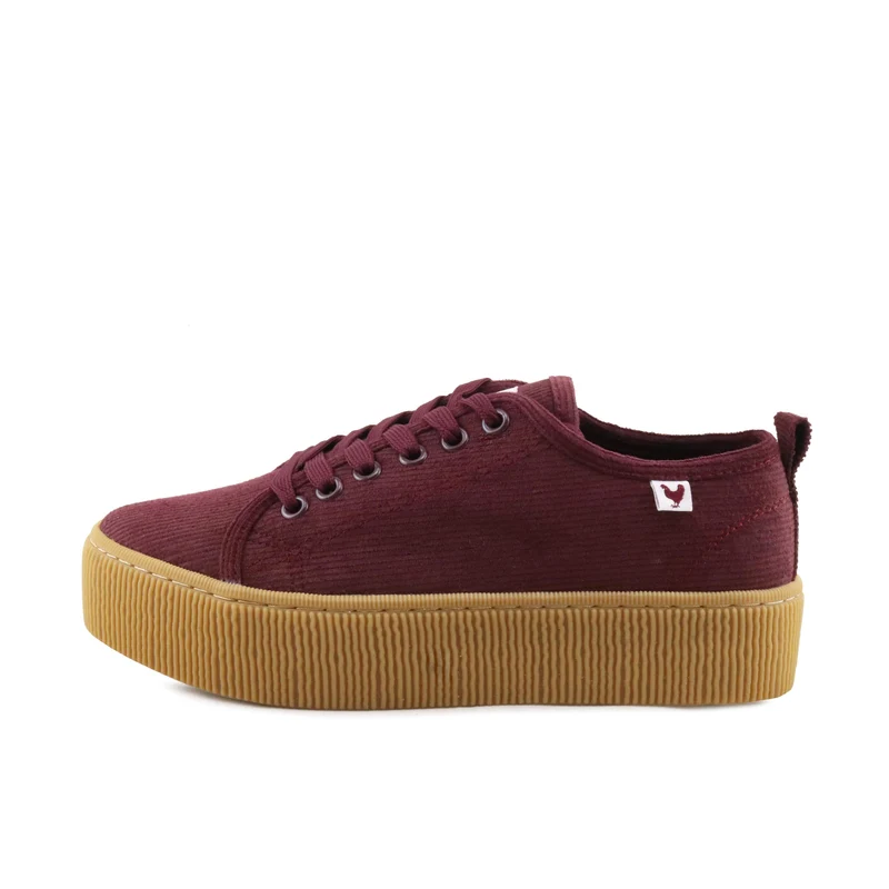 Zapatilla burdeos PAM Walk in Pitas