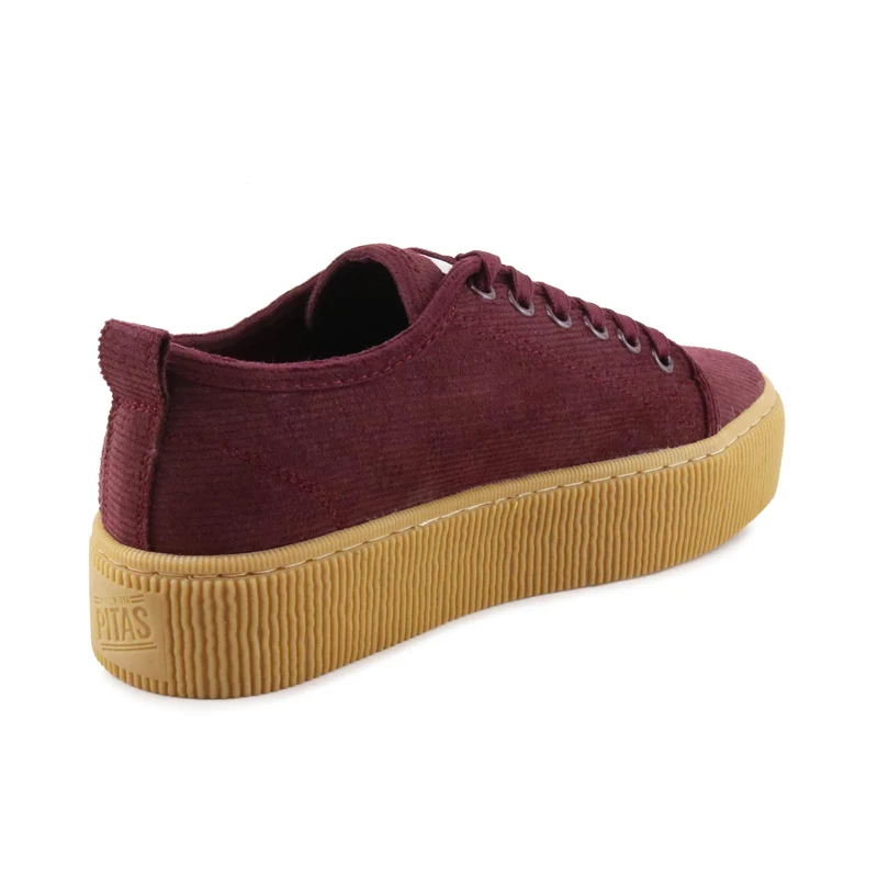 Zapatilla burdeos PAM Walk in Pitas