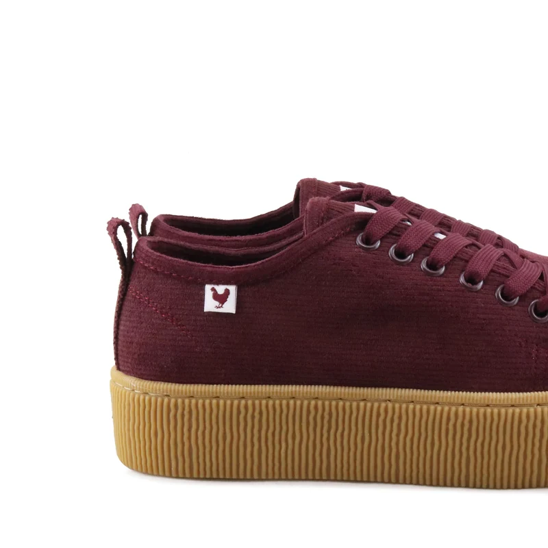 Zapatilla burdeos PAM Walk in Pitas