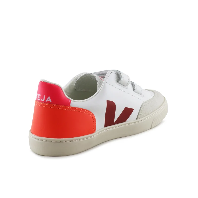 Deportiva burdeos/naranja V12VEL Veja