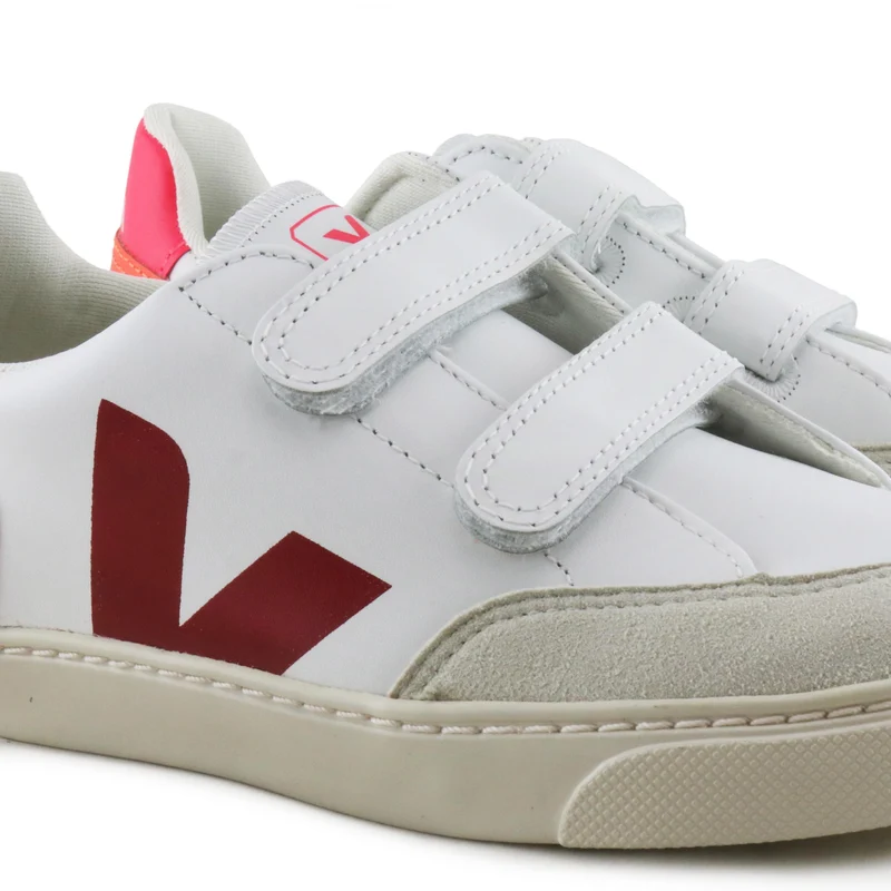 Deportiva burdeos/naranja V12VEL Veja