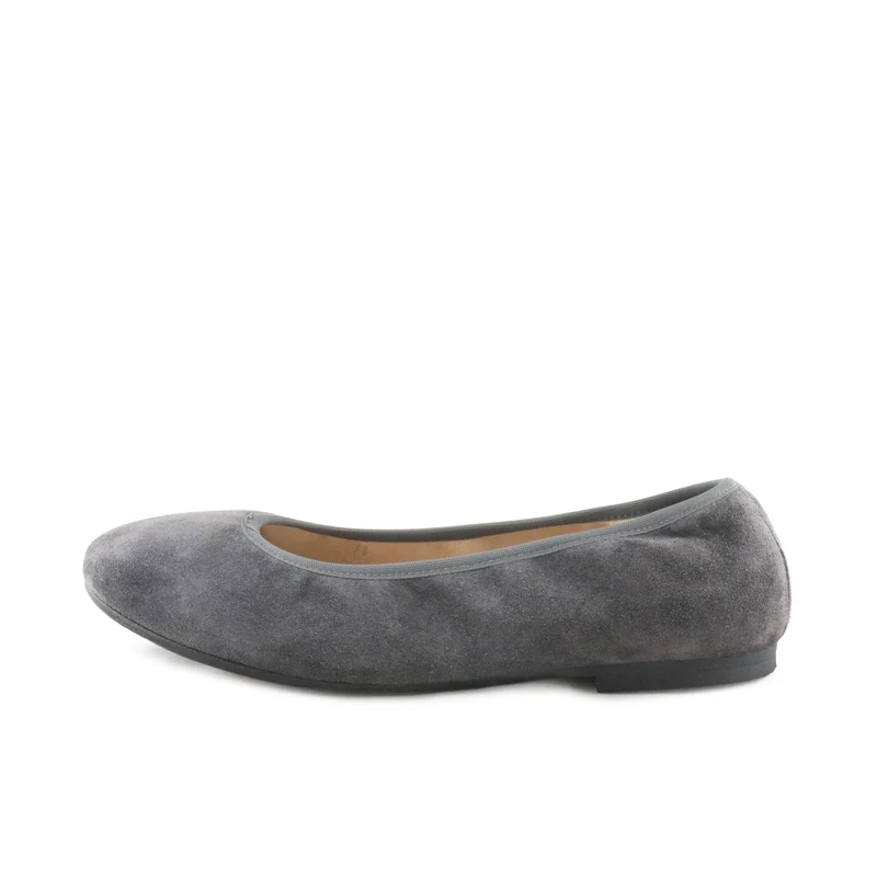 Bailarina serraje gris CRISTINA Jeromín
