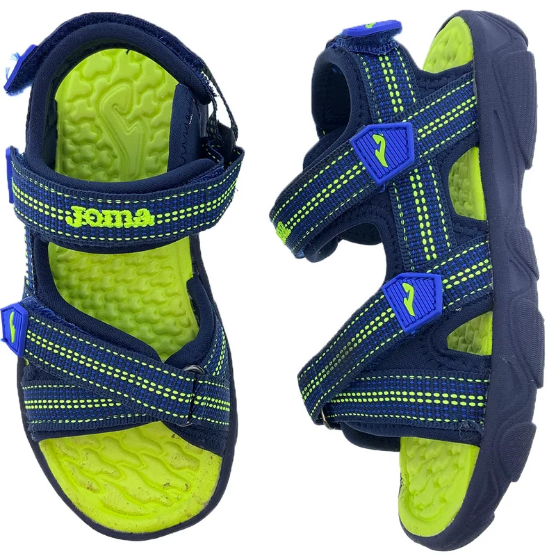 Chanclas Joma Wave Jr 2103 Navy Green Fluor