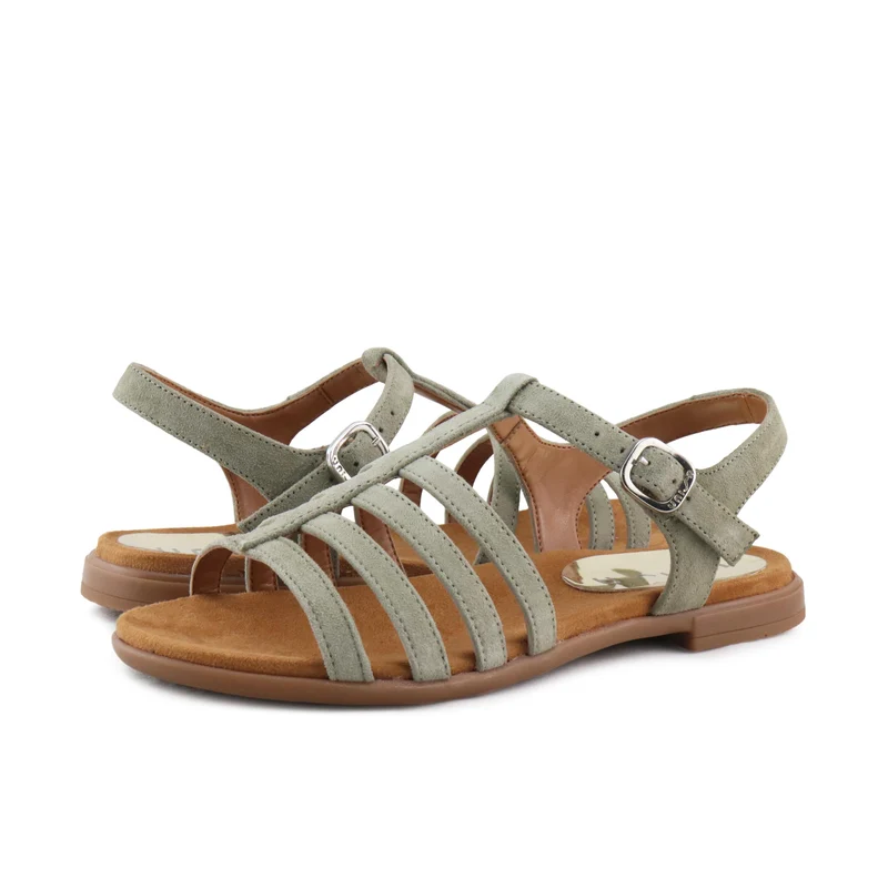 Sandalia verde gris LOKE Unisa