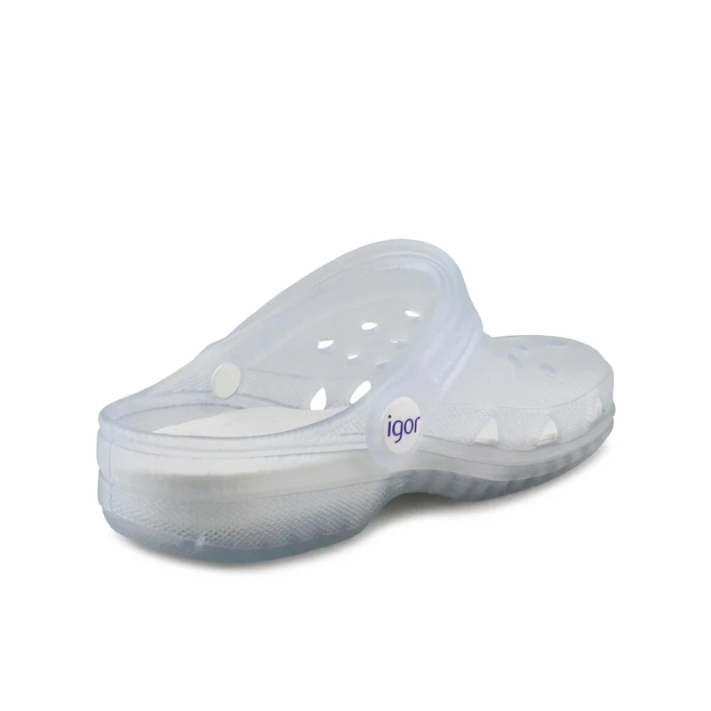 Zueco transparente mate POPPY Igor