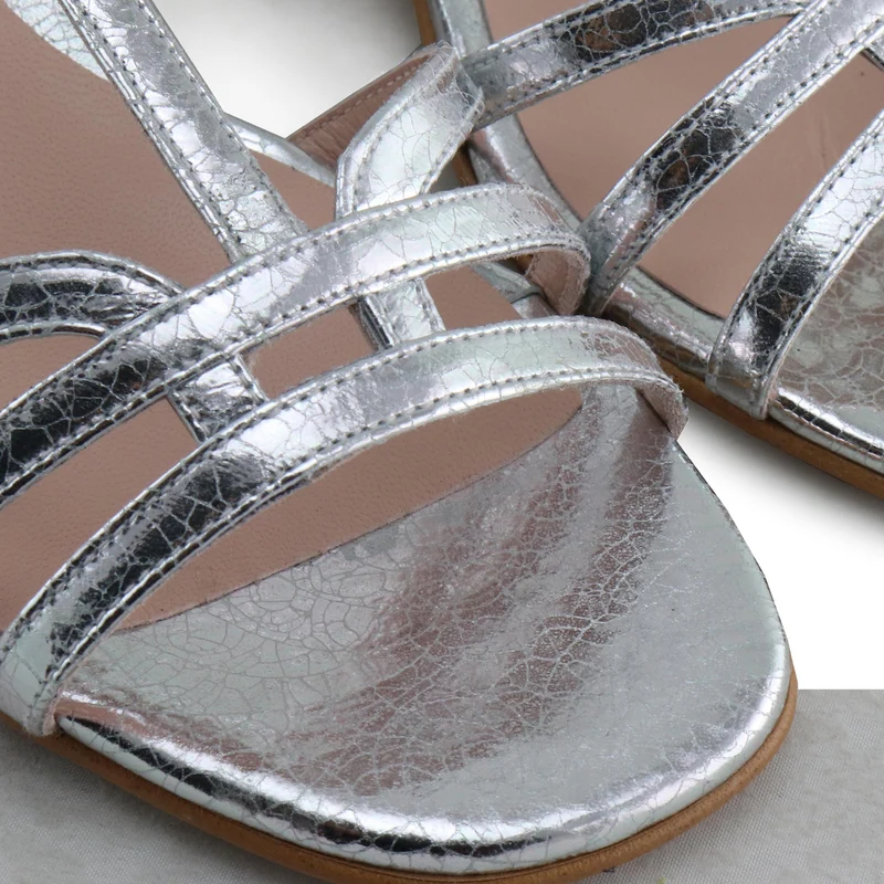 Sandalia plateado 16077 Joni