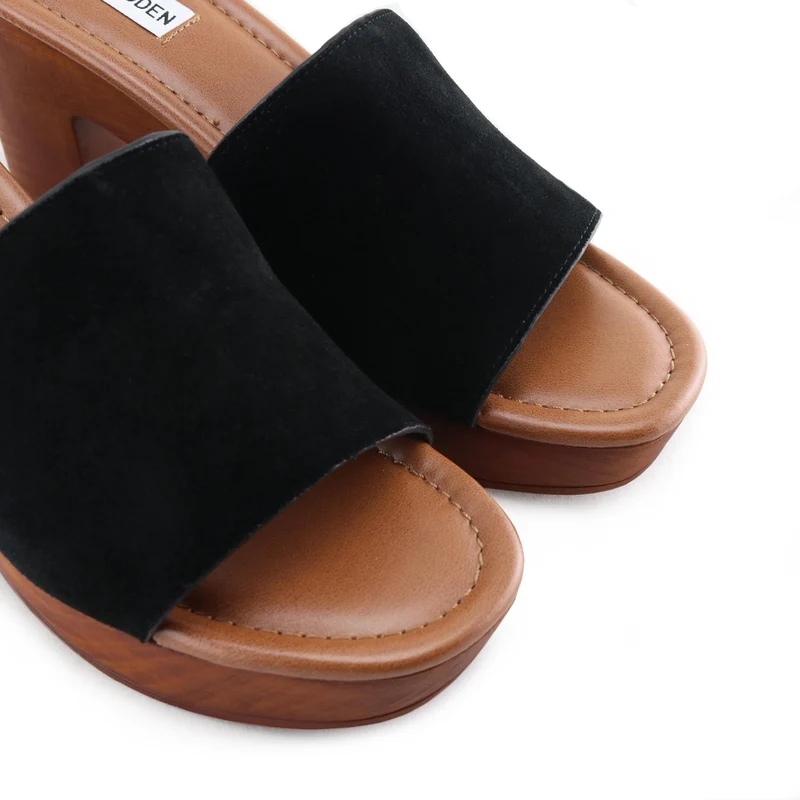 Zueco serraje negro FRAN Steve Maden