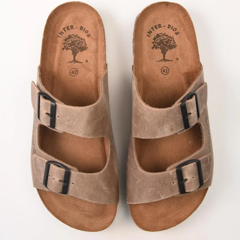 Sandalias Interbios 7206 Pardo