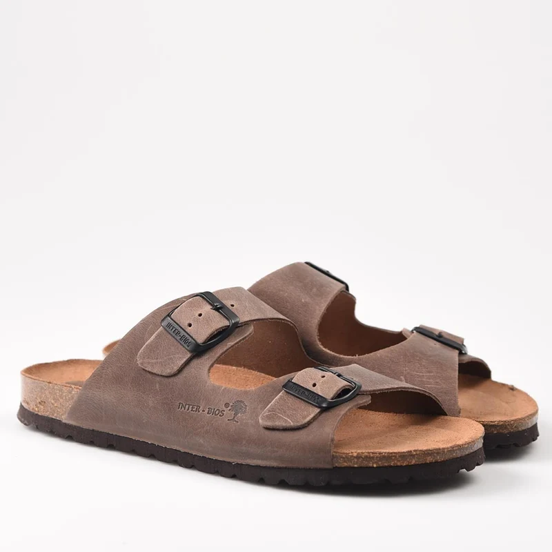Sandalias Interbios 7206 Pardo